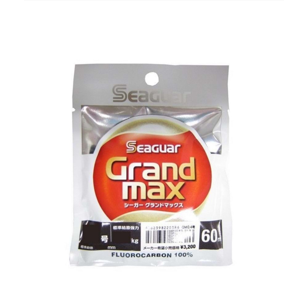 Seaguar Grandmax HARD %100 Fluoro Carbon Misina 60mt 0520mm