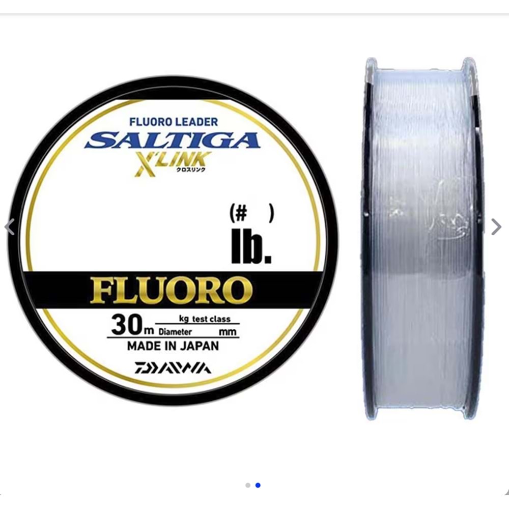 Daiwa Saltiga X Link 30m Fluorocarbon Misina 40LB