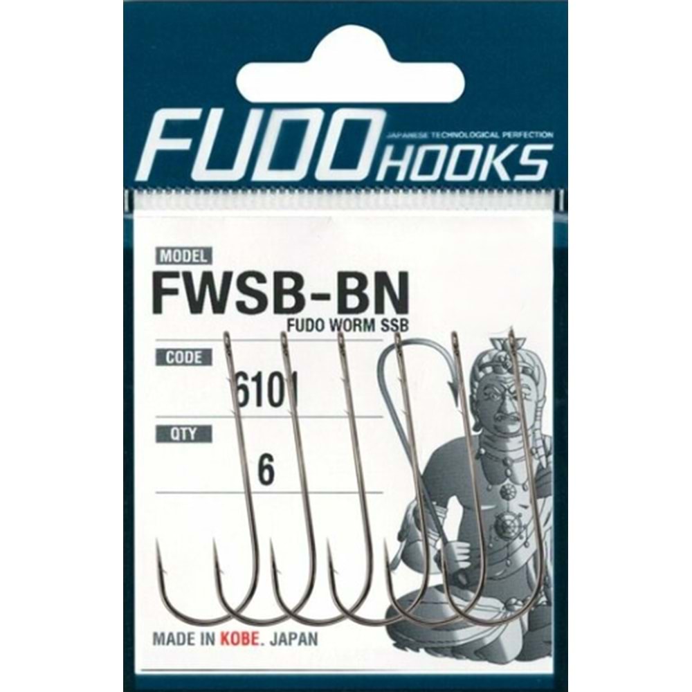 6101 Fudo Worm SSB #5 Black Nikel No : 2/0