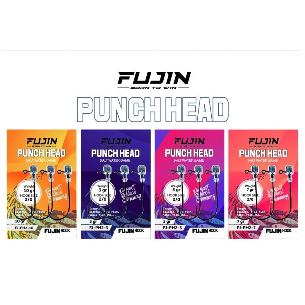 Fujin Punch Head Jighead FJ-PH 3 Gr. 2/0
