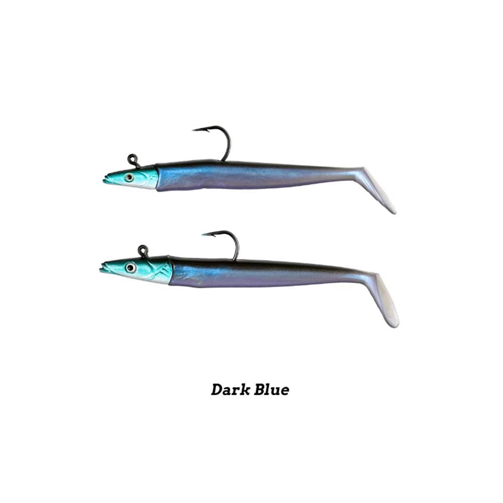 Fujin Zand Eel 11cm 7gr-14gr Double Body+Head Color : Dark Blue SB44