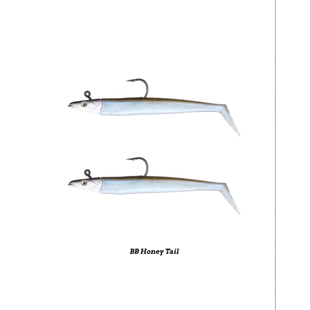 Fujin Zand Eel 11cm 7gr-14gr Double Body+Head Color : Bb Honey Tail