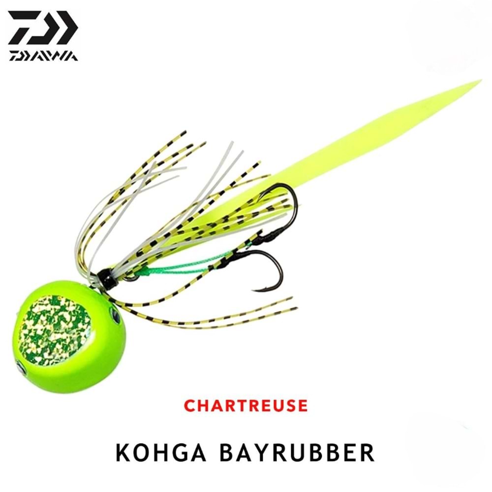 Daiwa Kogha BayRubber 80 Gr. Chartreuse