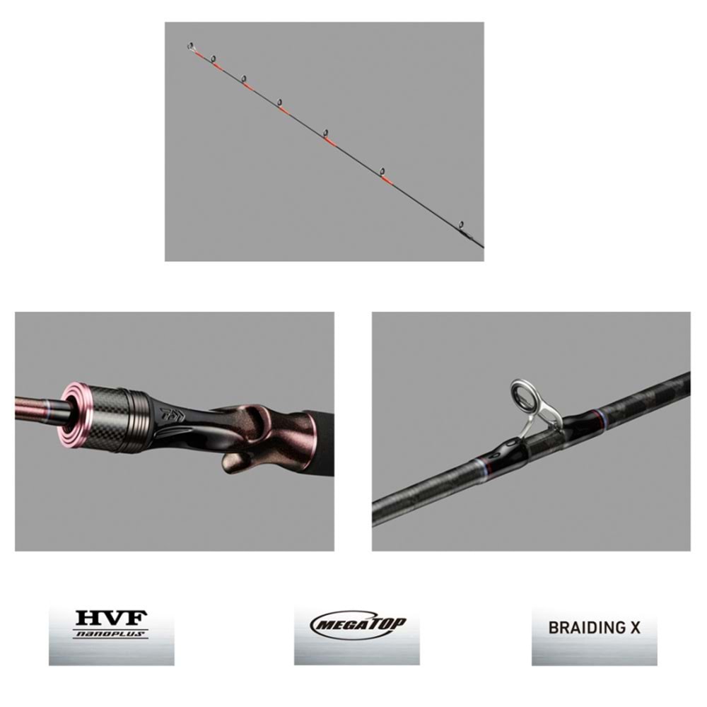 Daiwa New Kohga Tenya Game 206Cm 40-150Gr 2 Parca Olta Kamisi ( 69Mhb-S)