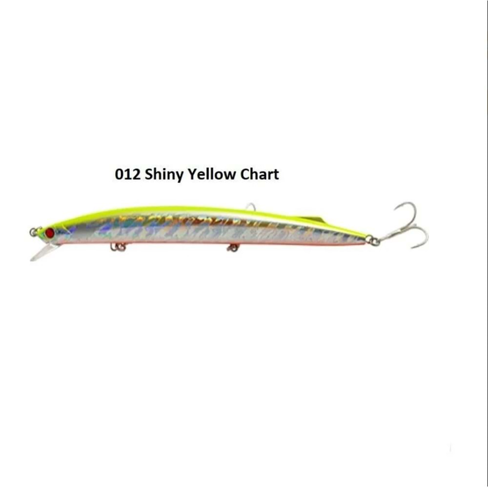 FUJIN Kingjerk Sinking 19cm 34gr Maket Balık Color : Shiny Yellow Chart