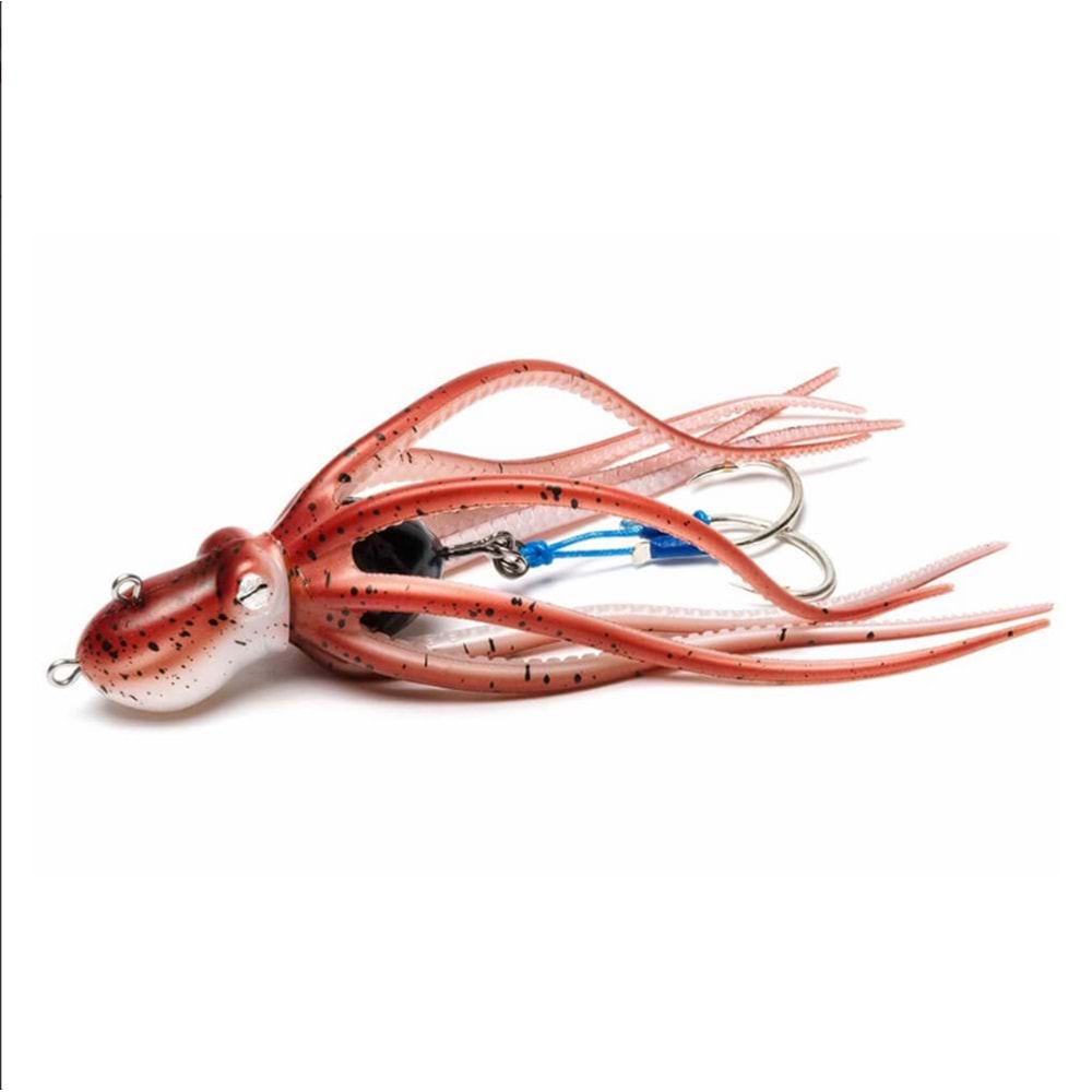Mustad Inkvader Octopus Jig 80 Gr. Sahte Yem Color : Red Red