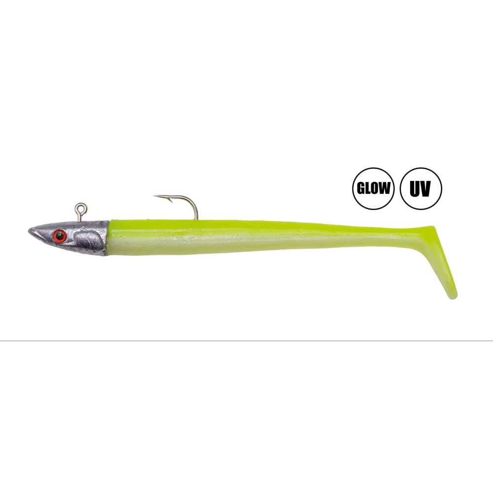 Wildfin 11,5 Cm 15 Gr. Silikon Yem Color : LIMON
