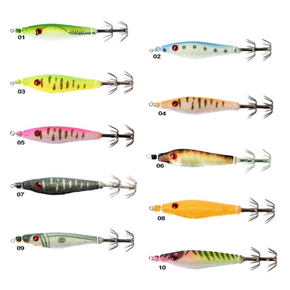 Ryuji Soft Squid 5 Cm. 2.8 Gr. Color : 4