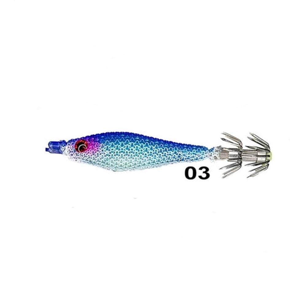 Ryuji Soft Squid 7 cm 4.25 gr Silikon Kalamar Zokası Color : 03