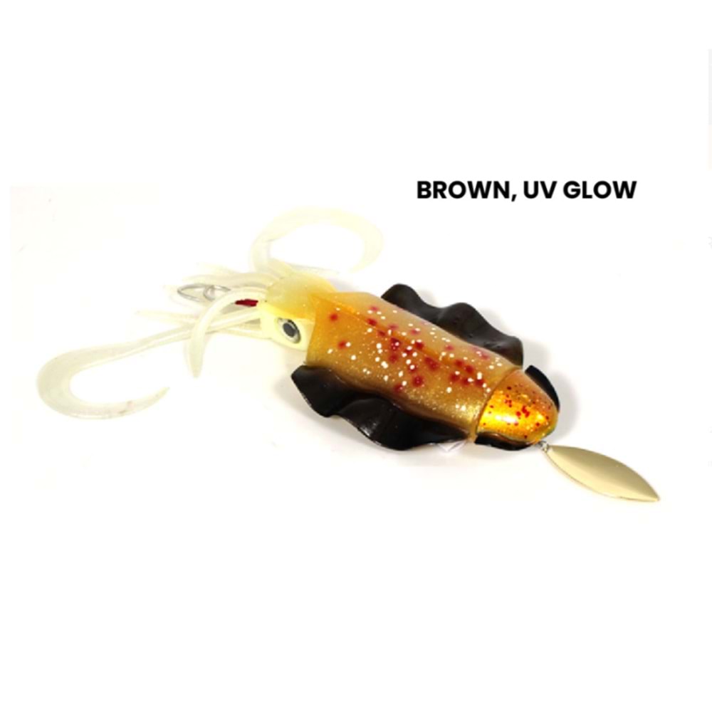 Seabor CuttleFish 285 Gr. 25 Cm. Color : Brown UV Glow