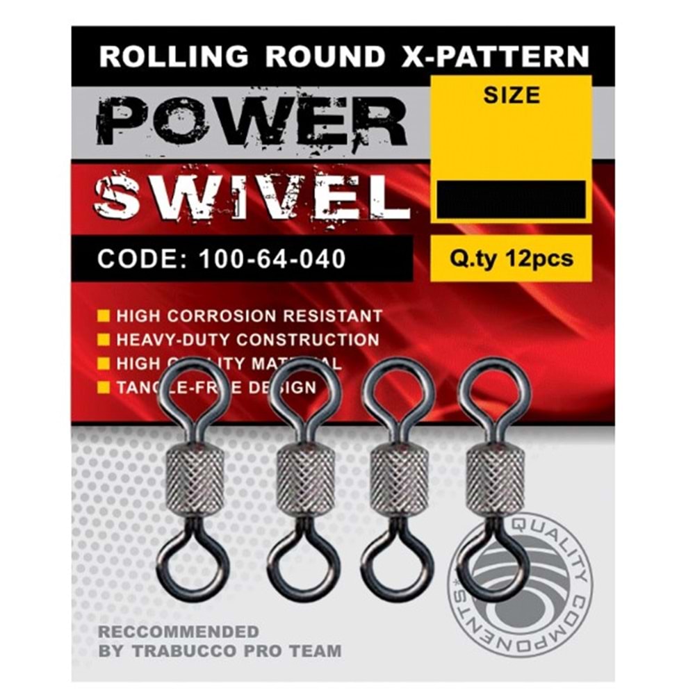 Trabucco Rolling Round X-P Swivel Fırdöndü 22 no