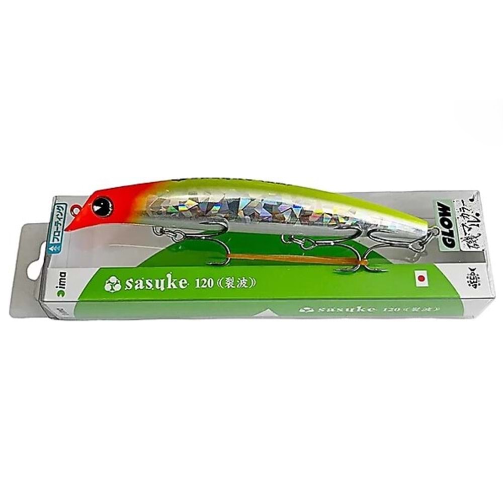 Ima Sasuke Japon 120 Reppa 120Mm 17Gr Maket Balık #X297 (Glow)