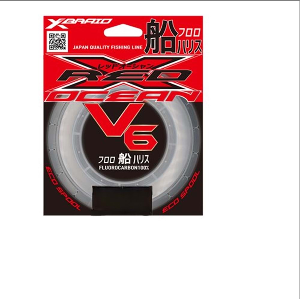 YGK X059 Red Ocean V6 FC 100M 0.405mm