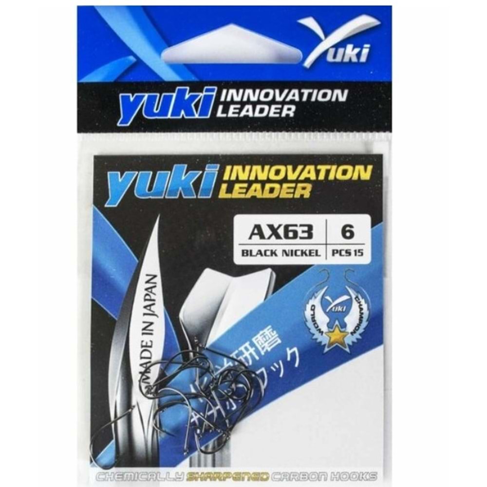 Yuki AX63 Black Nickel İğne (PAKET İÇİ 10 ADET) NO 2/0