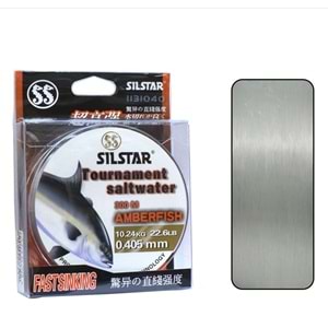 Silstar 1131 Salt Water Amberfish 300mt Monofilament Misina Su Gri 0,596mm