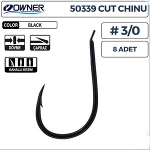 Owner 50339 Cut Chinu Black İğne 3/0