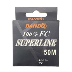 Bando Süperline %100 Fluoro Carbon Misina 0,55mm 50Mt.