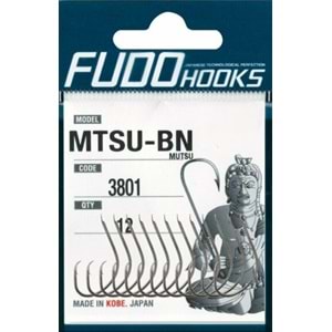 Fudo 3801 Mutsu Black Nickel No : 3/0