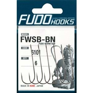 6101 Fudo Worm SSB #5 Black Nikel No : 2/0