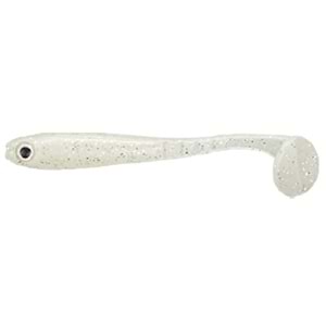 Fujin Bomb Shad 3 Ad. 85mm 2.45 Gr. Slikon Balık Color : White Glow