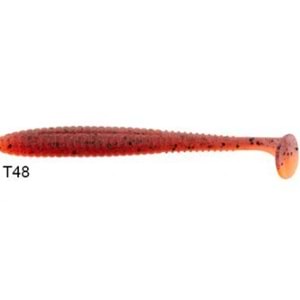 Lucky John S-Shad Tail 3.8'' (9.65 cm) 5P Silikon Yem Color : T48