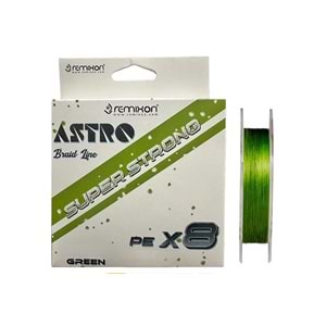 Remixon Astro 0,8 Pe. 0,16 mm. 8 Örgü 300 Mt. İp Misina Green