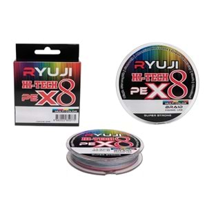 Ryuji HI-TECH X8 150 Mt. 0,13 mm. İp Misina Multi Color
