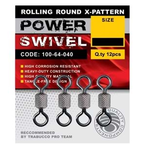 Trabucco Rolling Round X-P Swivel Fırdöndü 22 no