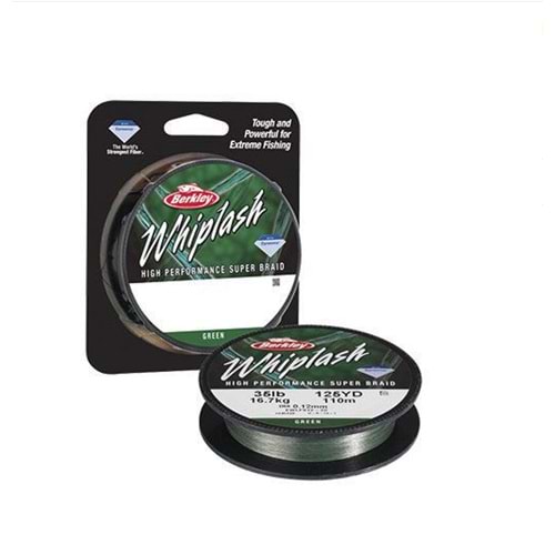 Berkley Whiplash İp Misina 300Mt. 0,06PE-20LB Green