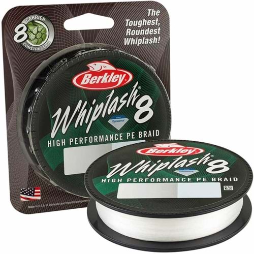 Berkley Whiplash 8 Braid İp Misina 0,10 mm 300 mt White