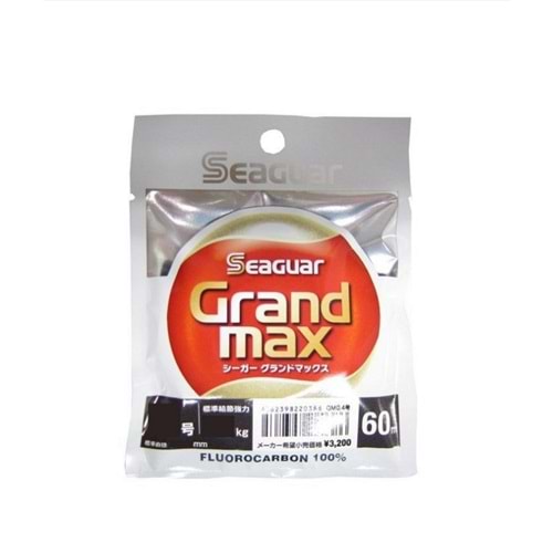 Seaguar Grandmax HARD %100 Fluoro Carbon Misina 60mt 0405mm