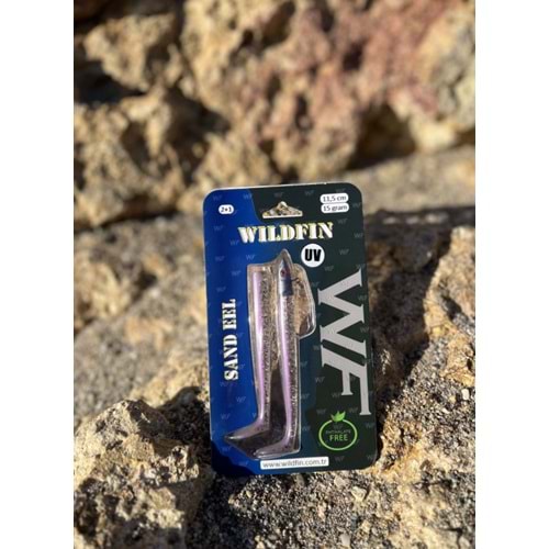 Wildfin 11,5 Cm 15 Gr. Silikon Yem Color : Browne