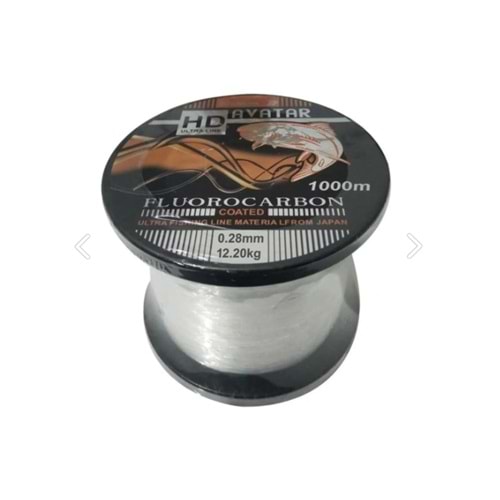 KABURA Hd Avatar 1000 Mt Fluoro carbon Kaplama misina 0,28mm