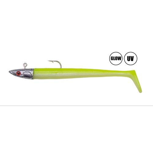 Wildfin 11,5 Cm 15 Gr. Silikon Yem Color : LIMON