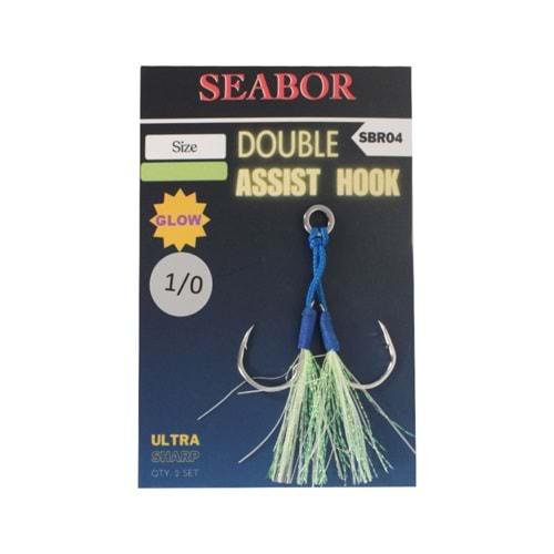 SEABOR DOUBLE ASSIST İĞNE SBR04, 3/0 (2AD)