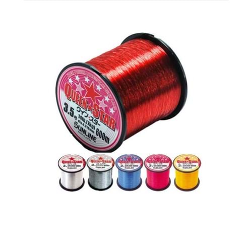 Sunline Queen Star Misina 0,98mm. 600 Mt. Renk : Gray